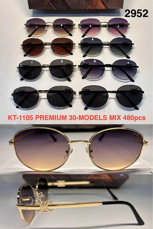 BIJKART MENS ROUND PREMIUM QUALITY MULTI COLOR METAL SUNGLASS - FREE, 12