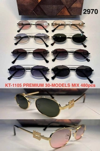 BIJKART MENS PREMIUM QUALITY MULTI COLOR ROUND SUNGLASS - FREE SIZE, 12