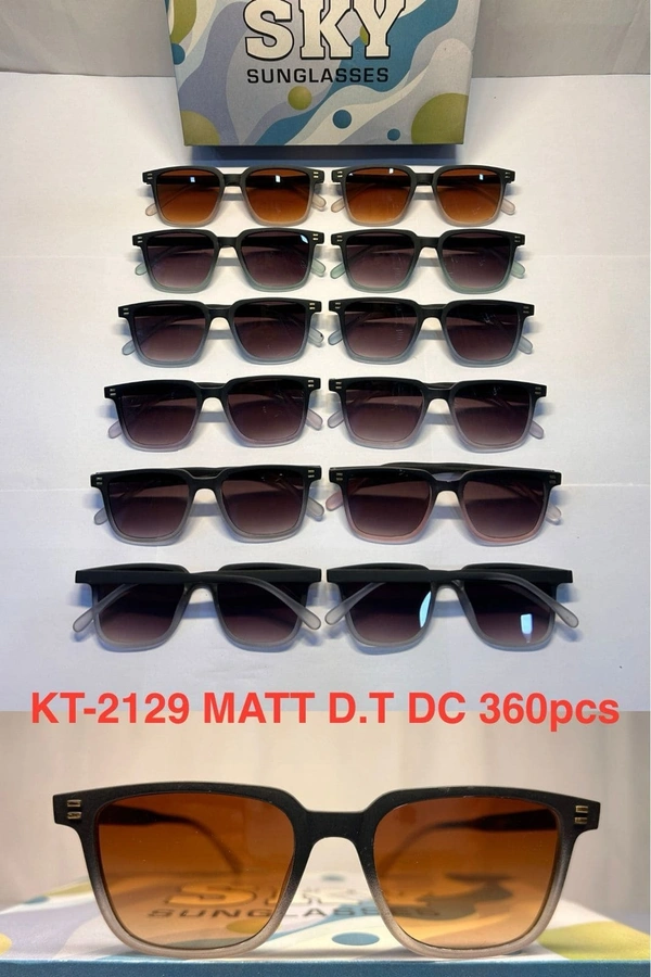 BIJKART  MENS DC SHINING HEAVY QUALITY MULTI COLOR SUNGLASS - FREE, 12