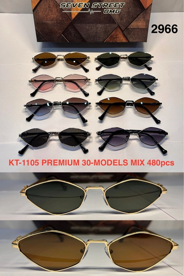 BIJKART MENS FANCY DESIGN PREMIUM QUALITY MULTI COLOR METAL SUNGLASS - FREE, 12