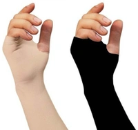 BIJKART  COTTON WHITE AND BLACK COLOR BOX HANDSLEEVES  - FREE SIZE, 10