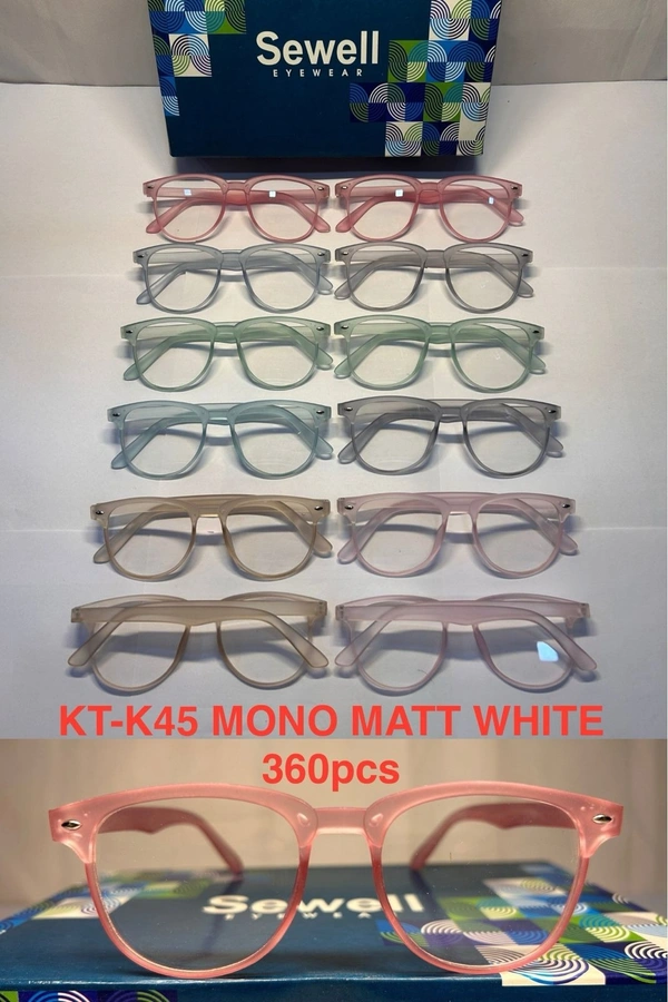 BIJKART  MATT HEAVY QUALITY MULTI COLOR WHITE LENS USE FOR BOYS AND GIRLS   - FREE, 12