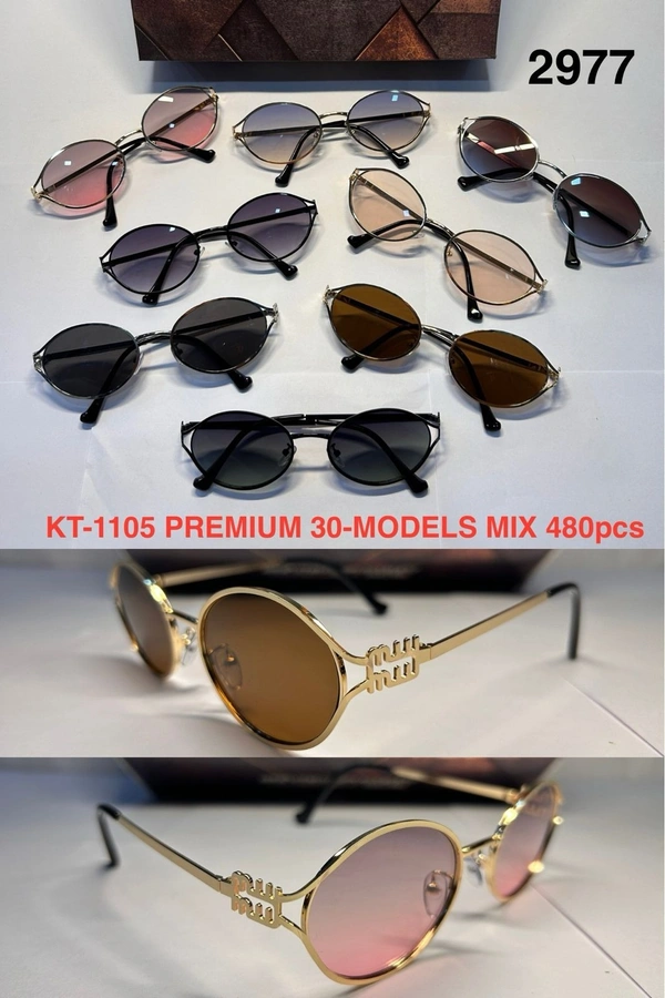 BIJKART  MENS FANCY DESIGN PREMIUM QUALITY MULTI COLOR ROUND METAL SUNGLASS - FREE, 12