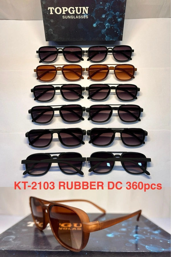 BIJKART  MENS FANCY HEAVY QUALITY MULTI COLOR PVC SUNGLASS - FREE, 12