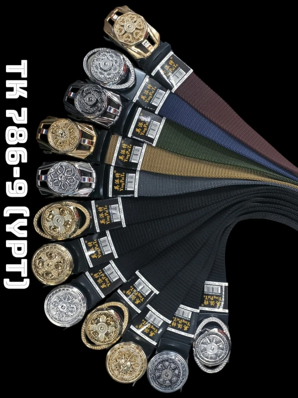 Men'S   Canvas Nylon Fabric  Multi  Color Mix Design  Auto Lock Buckle  Belt Size- Length-Over Size-Width-40Mm - 40 MM, 12