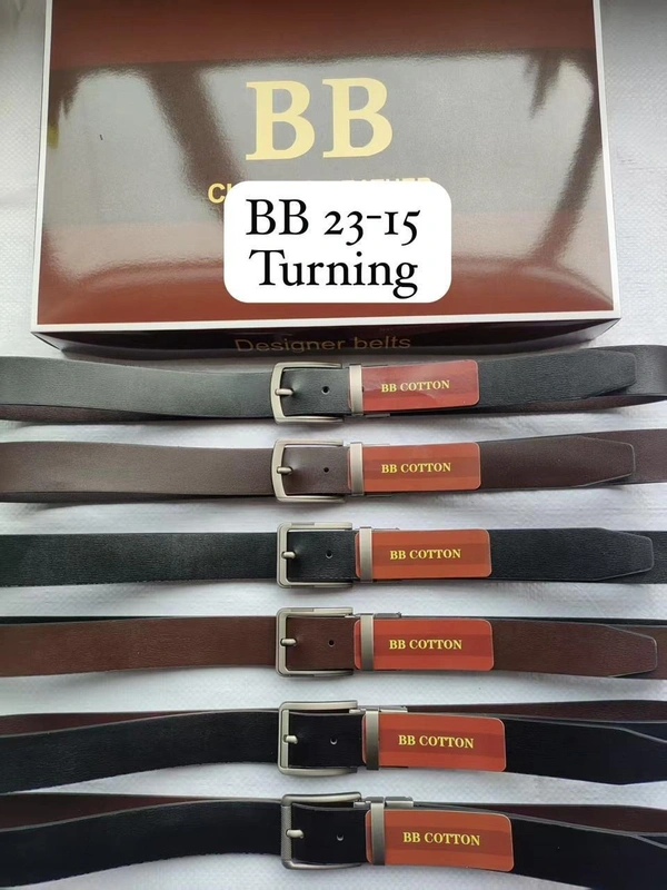 Mens 40Mm Reversible Heavy Quality China Imported  Leather Mix  Color   Kata Buckle  Belt - 40 MM, 12