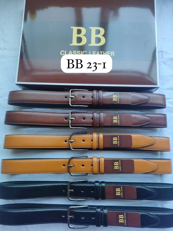 Mens 40Mm  Heavy Quality China Imported  Pu Leather Mix  Color   Kata Buckle  Belt - 40 MM, 12