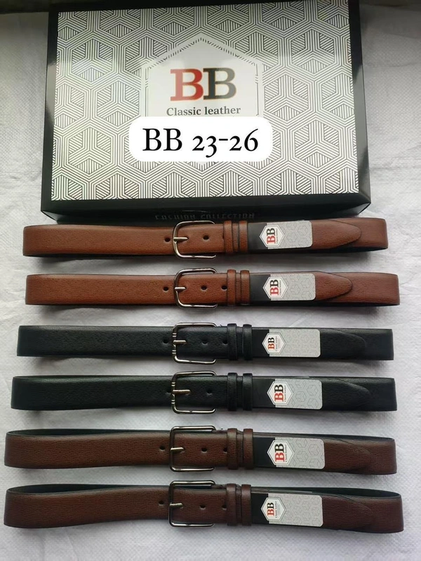 Mens 40Mm  Heavy Quality China Imported  Pu Leather Mix  Color   Kata Buckle  Belt - 40 MM, 12
