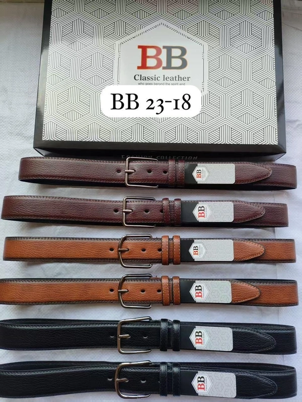 Mens 40Mm  Heavy Quality China Imported  Pu Leather Mix  Color   Kata Buckle  Belt - 40 MM, 12