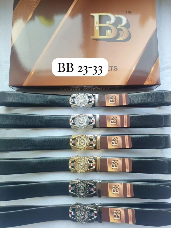 Mens 40Mm Auto Lock Heavy Quality China Imported  Pu Leather Mix  Color   Kata Buckle  Belt - 40 MM, 12