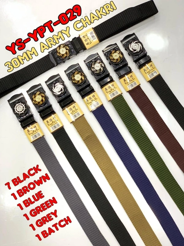 Baby Canvas Nylon Fabric Multi Color Auto Lock Buckle - Kids, 12