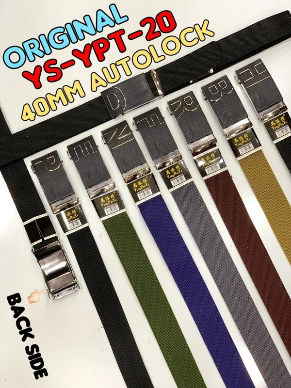 Men'S   Canvas Nylon Fabric  Multi  Color Mix Design  Auto Lock Buckle  Belt Size- Length-Over Size-Width-40Mm - 40 MM, 12