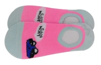 Girls Loafers Socks, No Show Socks Multi Color And Design Size 1-3 Yrs - 1-3 Years, 12