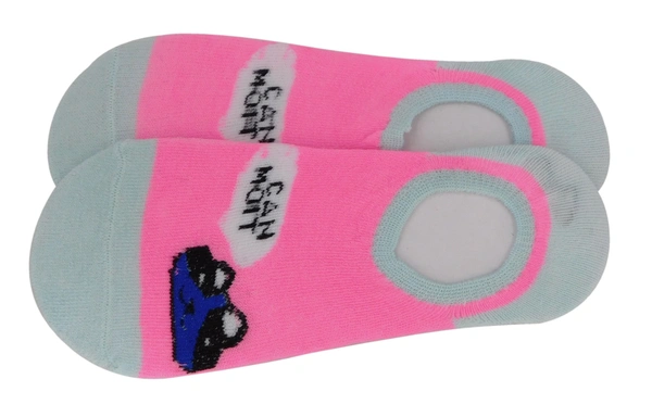 Girls Loafers Socks, No Show Socks Multi Color And Design Size 1-3 Yrs - 1-3 Years, 12