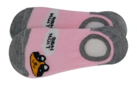 Girls Loafers Socks, No Show Socks Multi Color And Design Size 1-3 Yrs - 1-3 Years, 12