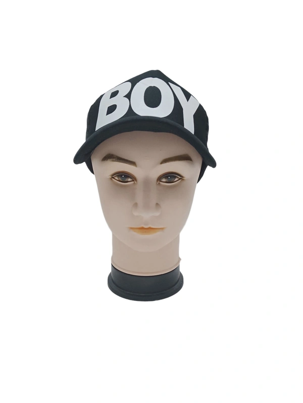 Mens Net Black Color Multi Printed Caps - Free, 6