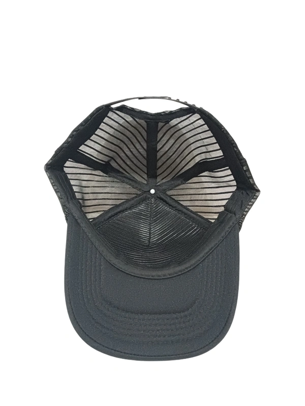 Mens Net Black Color Multi Printed Caps - Free, 6