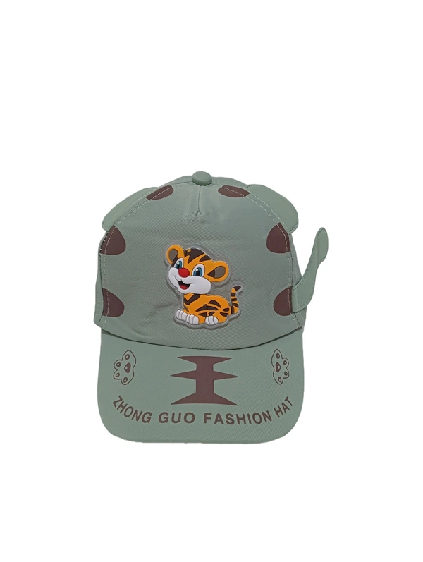 Kids New Cartoon Print  Cotton Multi Color Multi Design Caps - 10-15 Years, 6