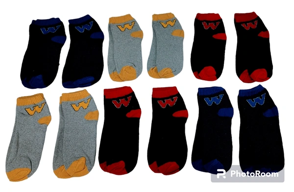 Fashno Men'S W Socks In Light Color Combination Very Good Quality Material Socks  With Standard Size Of Socks - Standard Size, 12