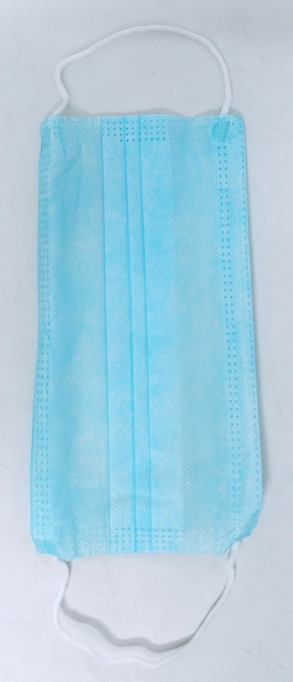 BIJKART NON WOOVEN 3 LAYER MASK WITH NOSE PIN AND PASTING DORI BLUE MASK  - FREE SIZE, 100
