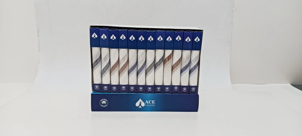 Ace Single Pcs Box Cotton Hankies 12 Pcs In Box Packing - 12