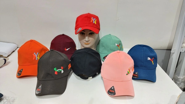 Mens Embrodary Indian Flaxi Fit Material Cap  Color - Mix Color Pack  Fitting - Steel Buckle - Free, 6