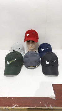 Mens Embrodary Indian Flaxi Fit Material Cap  Color - Mix Color Pack  Fitting - Steel Buckle - Free, 6