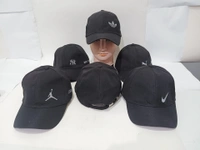 Mens Indian Flaxi Fit Rubber Printed Logo Caps Color - Black Color Pack Fitting - Buckle - Free, 6