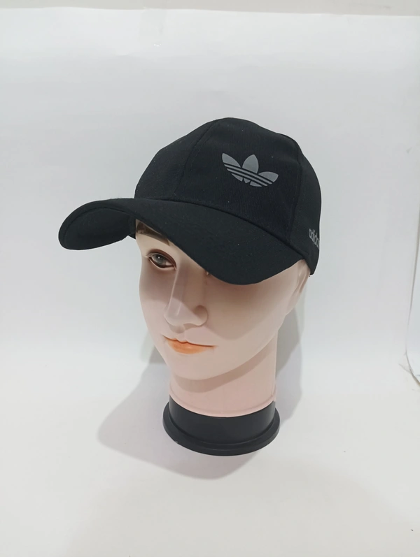 Mens Indian Flaxi Fit Rubber Printed Logo Caps Color - Black Color Pack Fitting - Buckle - Free, 6