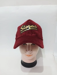 Mens China Imported Embrodry Design Velvet  Caps Color -Mix  Color Pack Fitting - Buckle - Free, 6