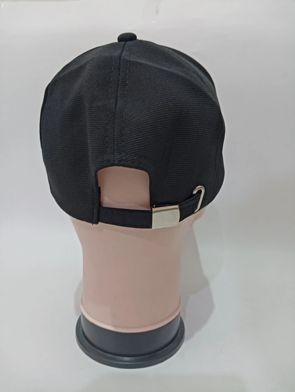 Mens Indian Flaxi Fit Rubber Printed Logo Caps Color - Black Color Pack Fitting - Buckle - Free, 6