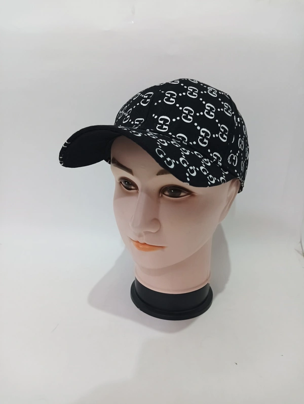 Mens Mix Printed Design Cotton  Caps Color - Black Printed Color Pack Fitting - Buckle - Free, 6