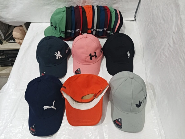 Mens Embrodary Indian Flaxi Fit Material Cap  Color - Mix Color Pack  Fitting - Steel Buckle - Free, 6
