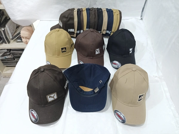 Mens Embrodary Indian Flaxi Fit Material Cap  Color - Mix Color Pack  Fitting - Steel Buckle - Free, 6
