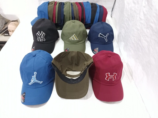 Mens Embrodary Parashute  Material Cap  Color - Mix Color Pack  Fitting - Steel Buckle - Free, 6