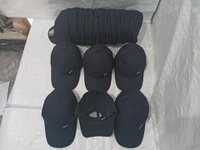 Mens Black  Color Flaxifit Cap With Metal Logo - Free, 6