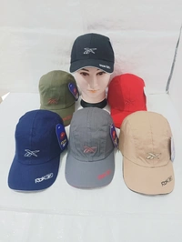 Mens Cotton Embrodary Logo Cap Color - Mix Color Cap Fitting Velcro - Free, 6