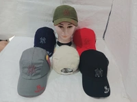 Mens Cotton Embrodary Logo Cap Color - Mix Color Cap Fitting Velcro - Free, 6