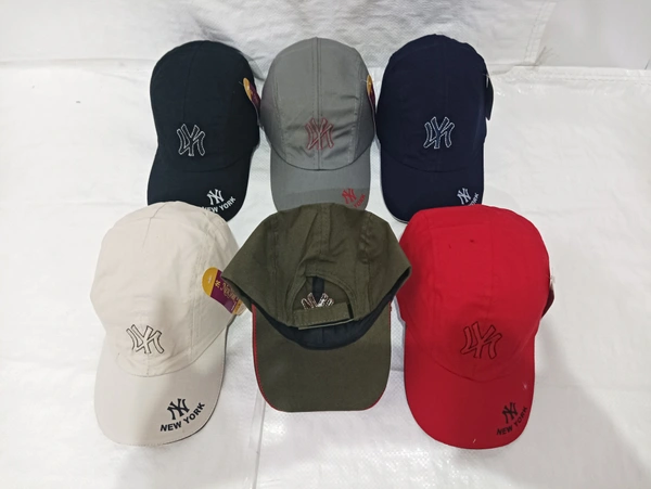 Mens Cotton Embrodary Logo Cap Color - Mix Color Cap Fitting Velcro - Free, 6