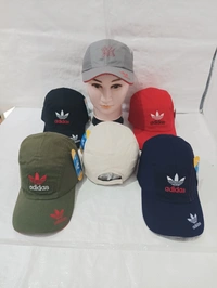 Mens Cotton Embrodary Logo Cap Color - Mix Color Cap Fitting Velcro - Free, 6