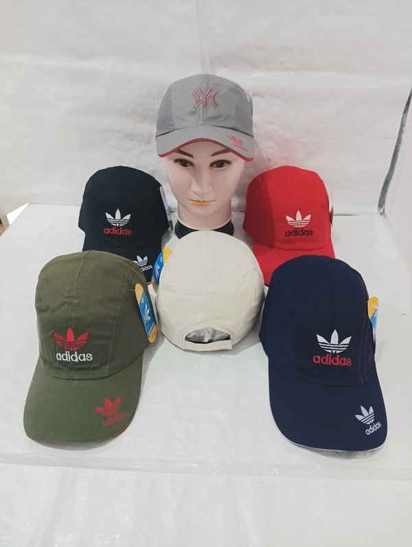 Mens Cotton Embrodary Logo Cap Color - Mix Color Cap Fitting Velcro - Free, 6