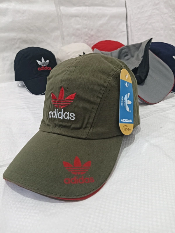 Mens Cotton Embrodary Logo Cap Color - Mix Color Cap Fitting Velcro - Free, 6