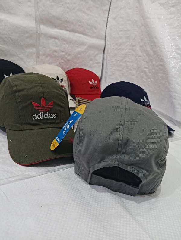 Mens Cotton Embrodary Logo Cap Color - Mix Color Cap Fitting Velcro - Free, 6