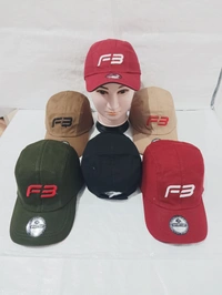 Mens Cotton Embrodary Logo Cap Color - Mix Color Cap Fitting  Velcro - Free, 6