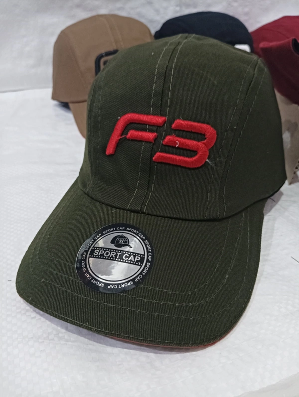 Mens Cotton Embrodary Logo Cap Color - Mix Color Cap Fitting  Velcro - Free, 6
