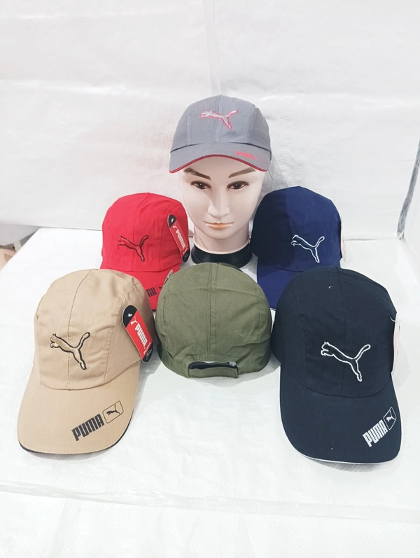 Mens Cotton Embrodary Logo Cap Color - Mix Color Cap Fitting  Velcro - Free, 6