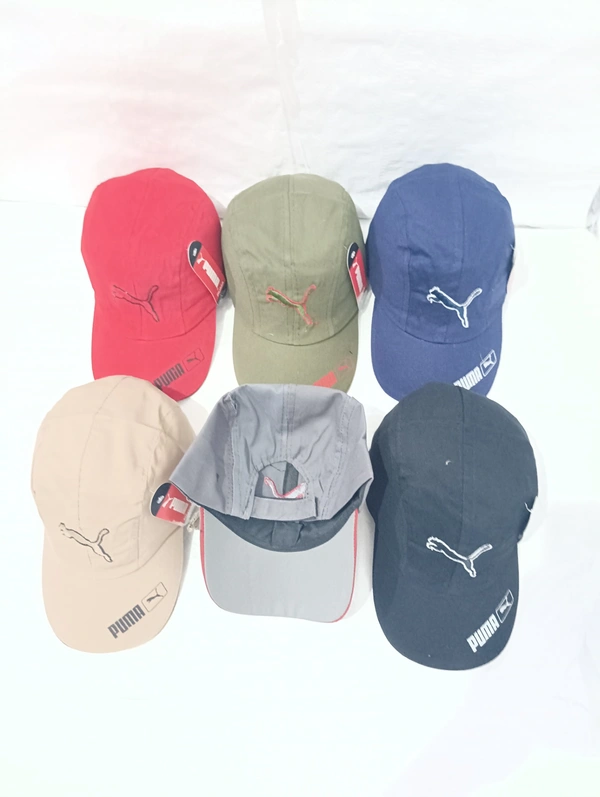 Mens Cotton Embrodary Logo Cap Color - Mix Color Cap Fitting  Velcro - Free, 6