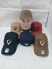 Mens Cotton Embrodary Logo Cap Color - Mix Color Cap Fitting Velcro - Free, 6
