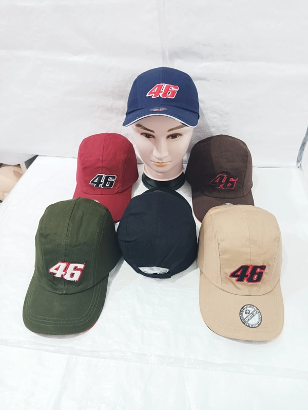 Mens Cotton Embrodary Logo Cap Color - Mix Color Cap Fitting Velcro - Free, 6
