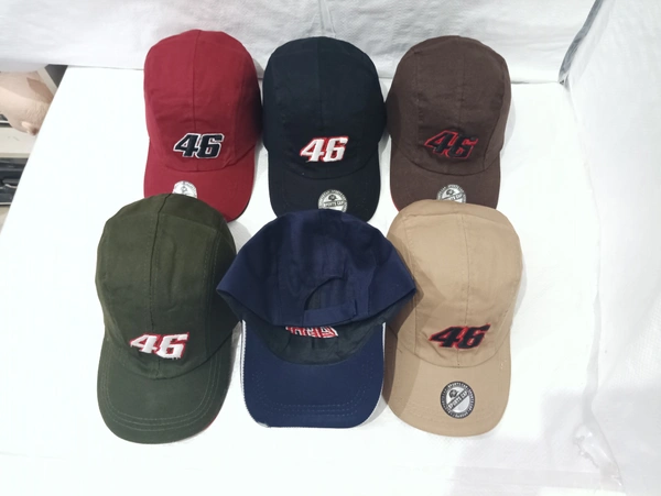 Mens Cotton Embrodary Logo Cap Color - Mix Color Cap Fitting Velcro - Free, 6